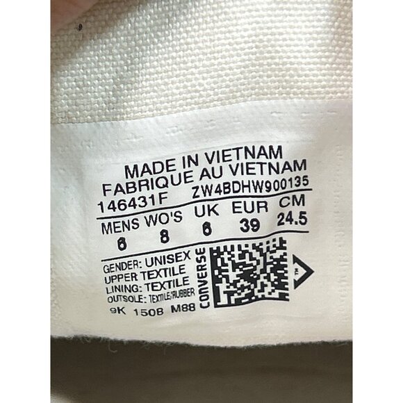 Converse Womens All Star Low-Top Sneakers Size 8 / 39 EU Metallic Shimmer - Picture 5 of 9